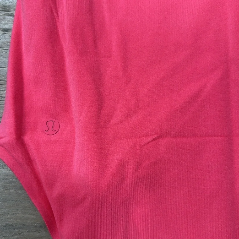 Lululemon Wundermost Ultra-Soft Nulu High-Neck Sleeveless Bodysuit Glaze Pink XS - Picture 11 of 13
